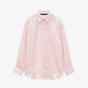 Zara SATIN EFFECT TOP - Size Small